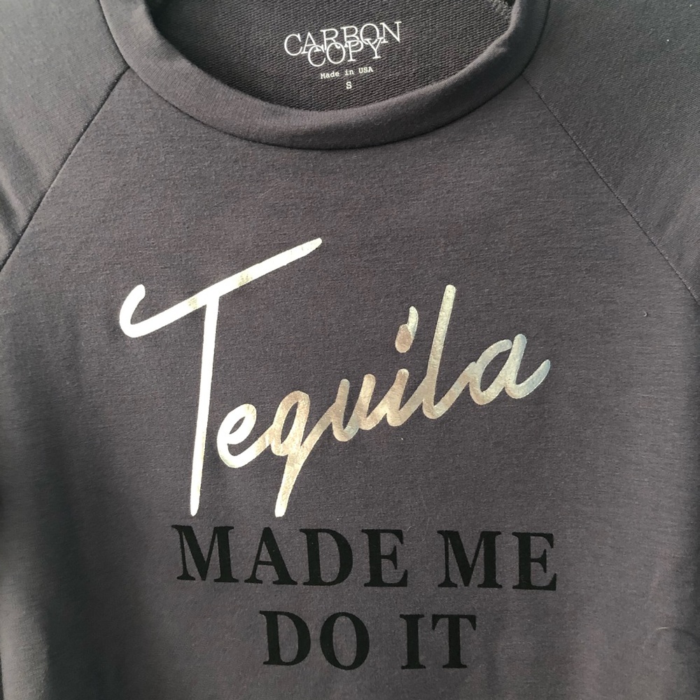 Tequila Metallic Graphic Sweatshirt - Picture 6 of 8